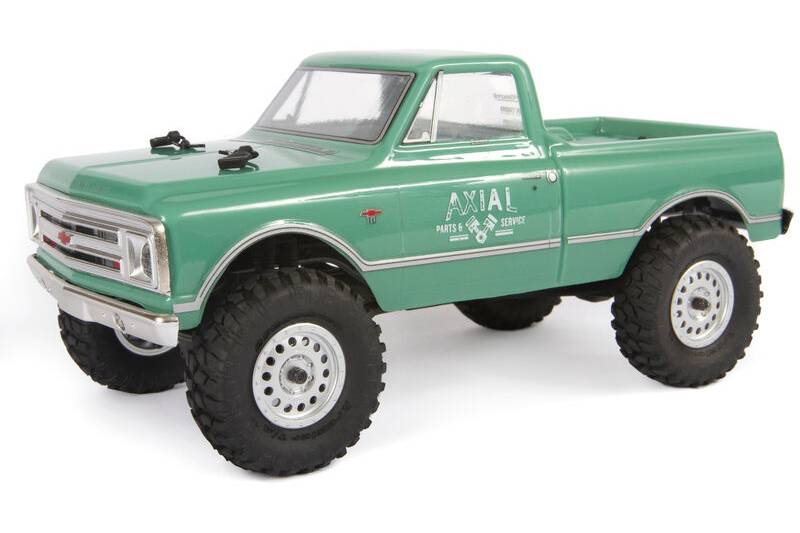 AXIAL SCX24 1967 Chevrolet C10 4WD 1/24 Truck Brushed RTR, Green